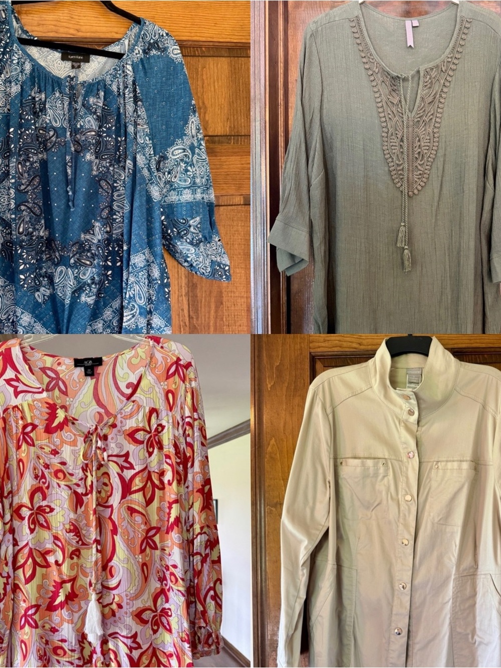 Women’s tops - see individual listings for details. Price includes all 4.